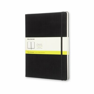 Moleskine Extra Large Black Hardcover Plain Notebook Moleskine Extra Large Black Hardcover Plain Notebook
