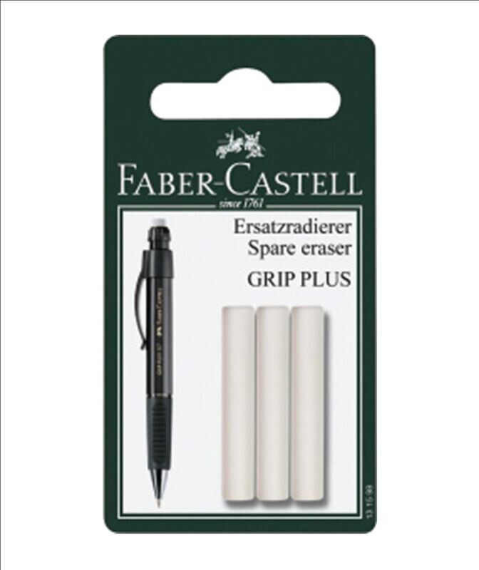 Faber Castell Grip Plus Pencil Erasers Faber Castell Grip Plus Pencil Erasers
