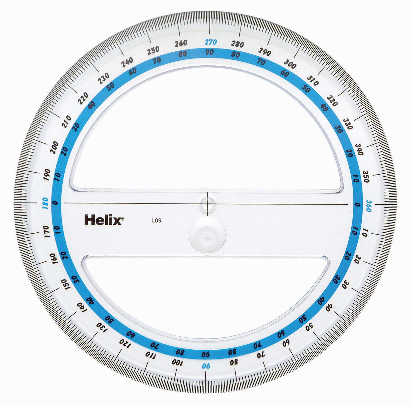 Helix 15cm 360 Degree Protractor