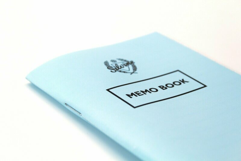 Silvine Pastel Memo Notebook - Pale Blue Silvine Pastel Memo Notebook - Pale Blue