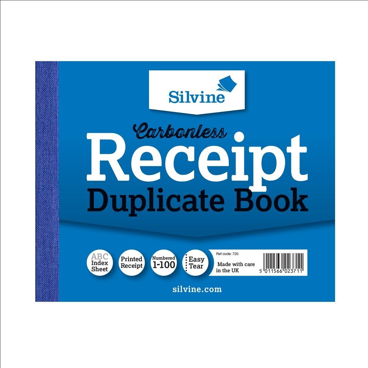 Silvine Carbonless Duplicate Receipt Book