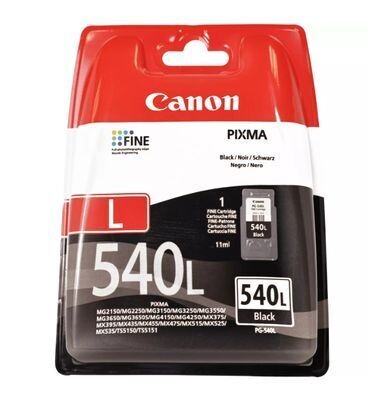 Genuine Canon PG-540L Black Ink Cartridge Genuine Canon PG-540L Black Ink Cartridge