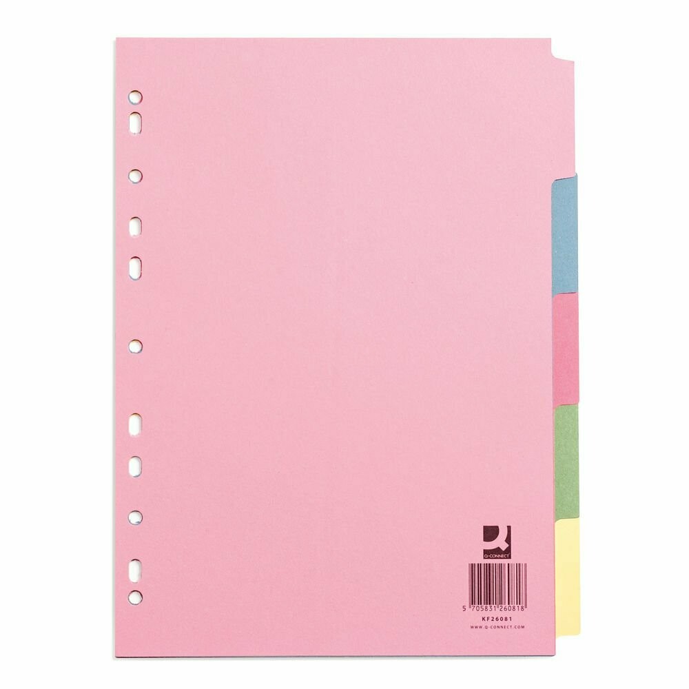 Q-Connect A4 5-Part File Divider Q-Connect A4 5-Part File Divider