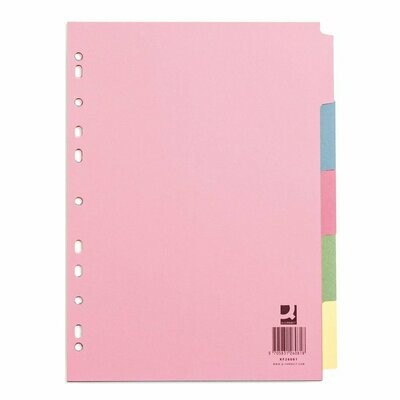 Q-Connect A4 5-Part File Divider Q-Connect A4 5-Part File Divider