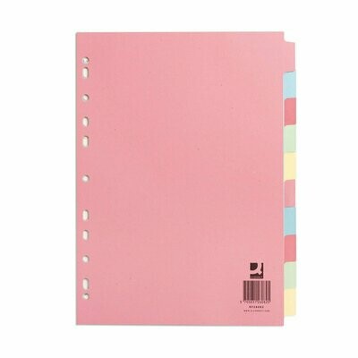 Q-Connect A4 10-Part File Divider