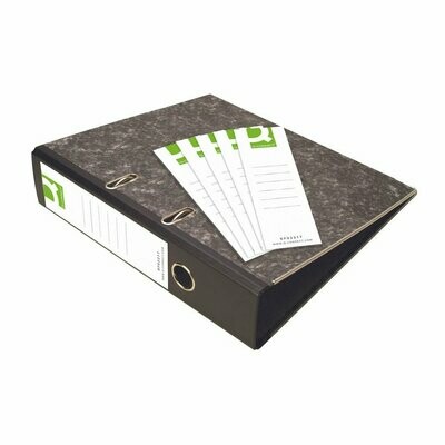 Q-Connect White Lever Arch Spine Labels (10 Pack)