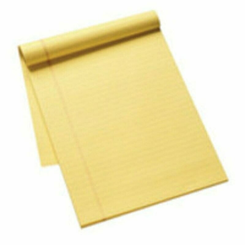 Q-Connect A4 Yellow Ruled Stitch Bound Executive Pad 50 Pages Q-Connect A4 Yellow Ruled Stitch Bound Executive Pad 50 Pages