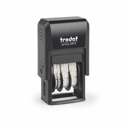 Trodat Printy mini dater stamp 4810 - 3.8 mm