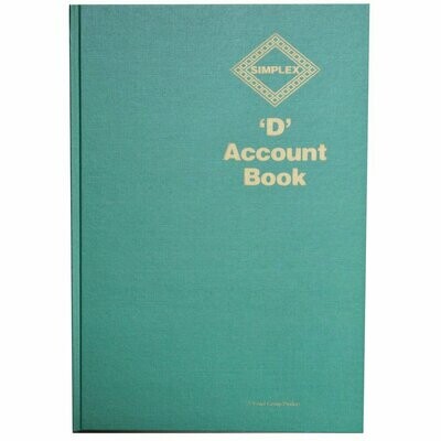 Simplex D Accounts Book Simplex D Accounts Book