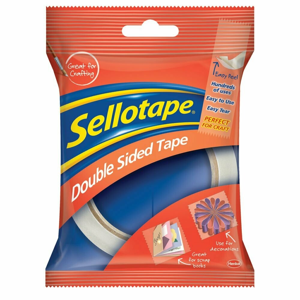 Sellotape Double Sided Tape 12mm x 33m