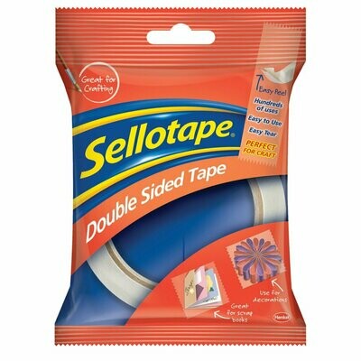 Sellotape Double Sided Tape 12mm x 33m