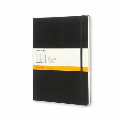 Moleskine Extra Large Black Hardcover Ruled Notebook Moleskine Extra Large Black Hardcover Ruled Notebook