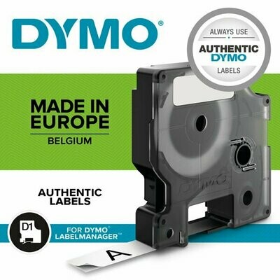 Dymo D1 Standard Tape 12mm x 7m Dymo D1 Standard Tape 12mm x 7m