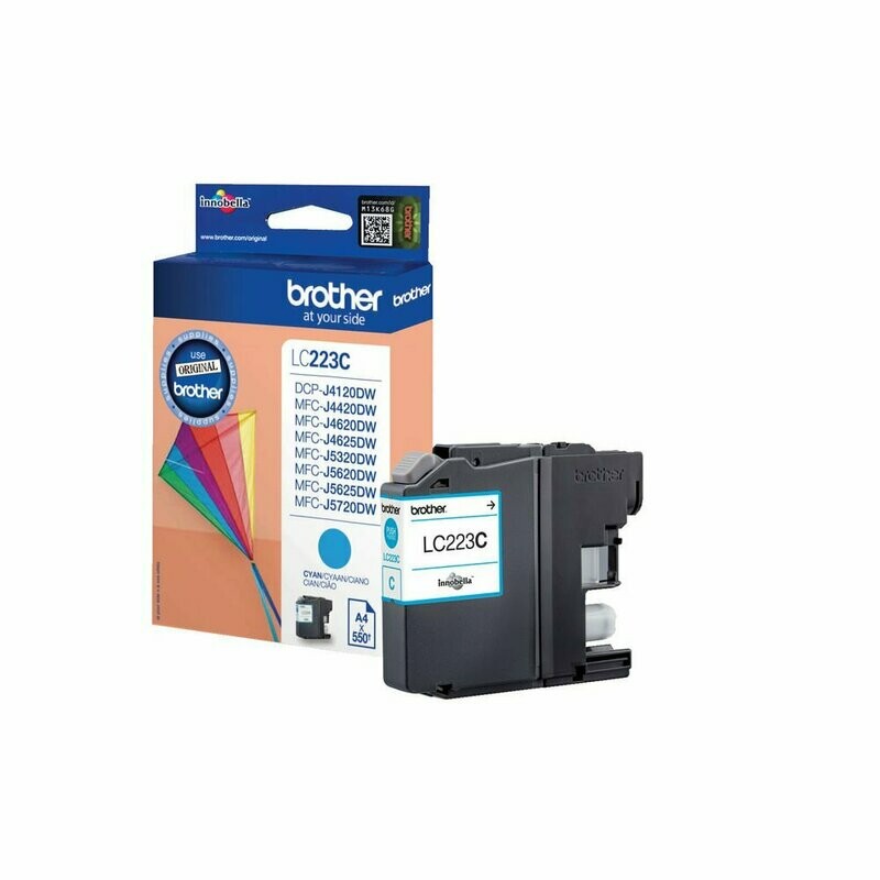 Genuine Brother LC223 Cyan Ink Cartridge Genuine Brother LC223 Cyan Ink Cartridge