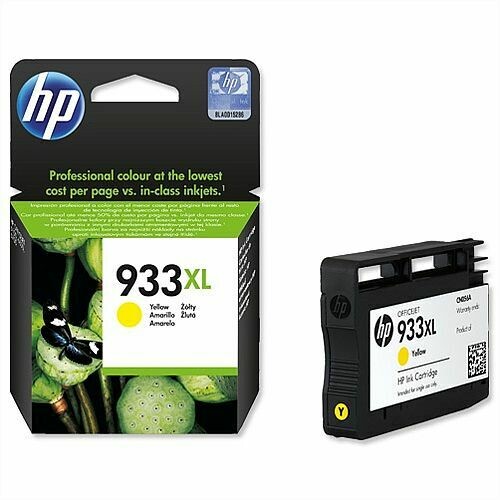 Genuine HP 933XL High Capacity Yellow Ink Cartridge (CN056AE) Genuine HP 933XL High Capacity Yellow Ink Cartridge (CN056AE)