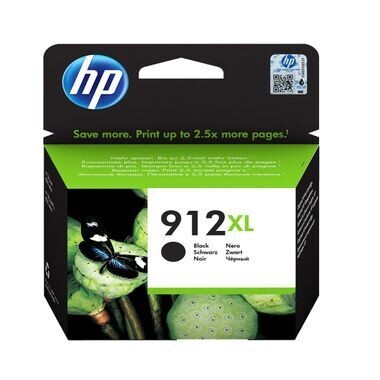 Genuine HP 912XL High Capacity Black Ink Cartridge (3YL84AE) Genuine HP 912XL High Capacity Black Ink Cartridge (3YL84AE)