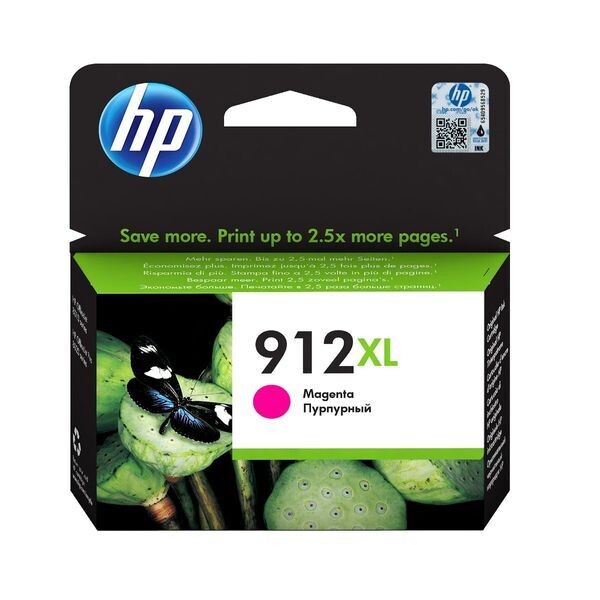 Genuine HP 912XL High Capacity Magenta Ink Cartridge (3YL82AE) Genuine HP 912XL High Capacity Magenta Ink Cartridge (3YL82AE)