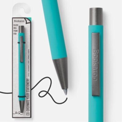 Bookaroo Ballpoint Pen - Turquoise Bookaroo Ballpoint Pen - Turquoise