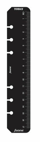 Filofax A5 Black Ruler/Page Marker