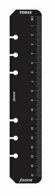 Filofax A5 Black Ruler/Page Marker Filofax A5 Black Ruler/Page Marker