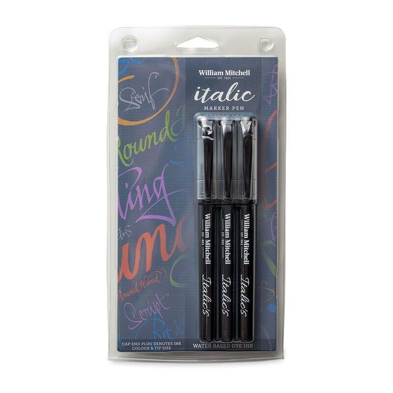 William Mitchell Italic Marker Pen Set William Mitchell Italic Marker Pen Set