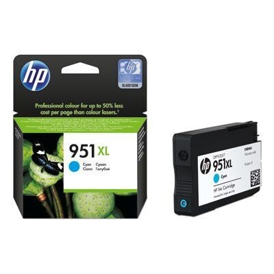 Genuine HP 951XL High Capacity Cyan Ink Cartridge (CN046AE) Genuine HP 951XL High Capacity Cyan Ink Cartridge (CN046AE)