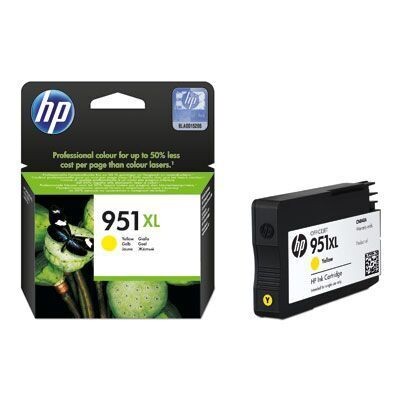 Genuine HP 951XL High Capacity Yellow Ink Cartridge (CN048AE) Genuine HP 951XL High Capacity Yellow Ink Cartridge (CN048AE)