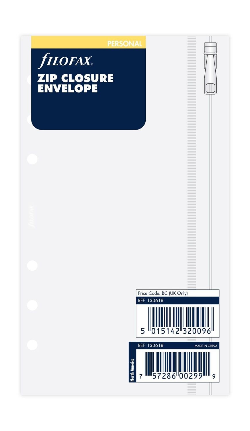 Filofax Personal Zip Closure Envelope