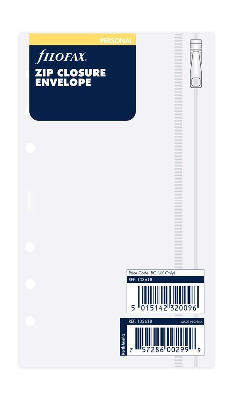 Filofax Personal Zip Closure Envelope Filofax Personal Zip Closure Envelope