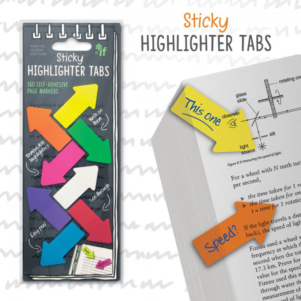 Sticky Highlighter Tabs by IF Sticky Highlighter Tabs by IF