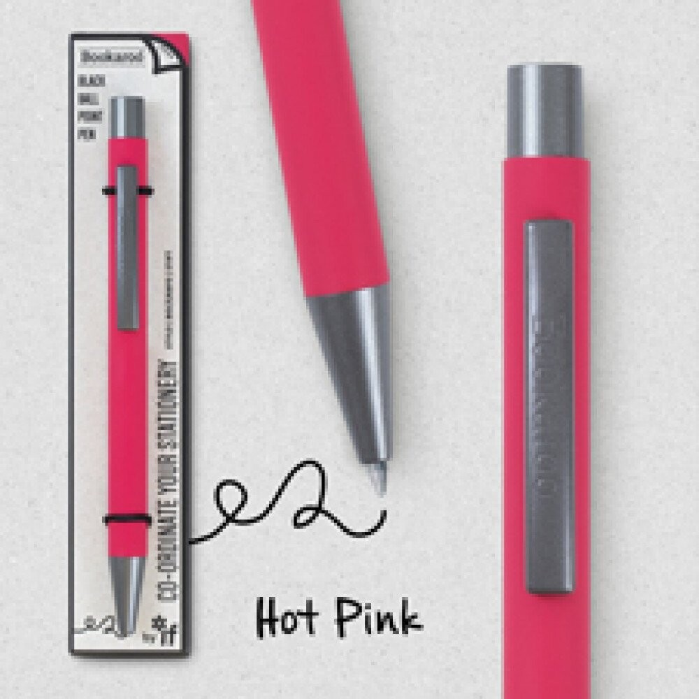 Bookaroo Ballpoint Pen - Pink Bookaroo Ballpoint Pen - Pink