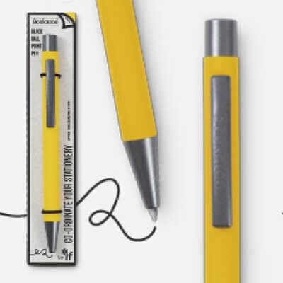Bookaroo Ballpoint Pen - Yellow Bookaroo Ballpoint Pen - Yellow