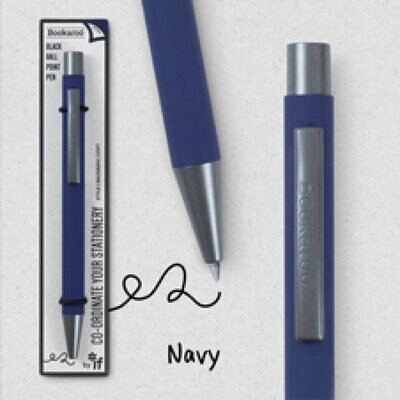 Bookaroo Ballpoint Pen - Navy Bookaroo Ballpoint Pen - Navy
