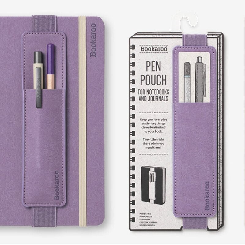 Bookaroo Pen Pouch - Aubergine Bookaroo Pen Pouch - Aubergine