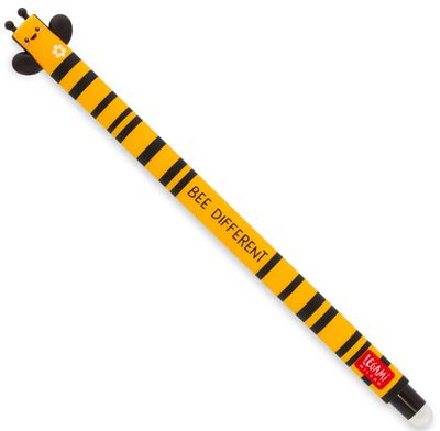 Legami Erasable Bee Pen - Black Ink Legami Erasable Bee Pen - Black Ink