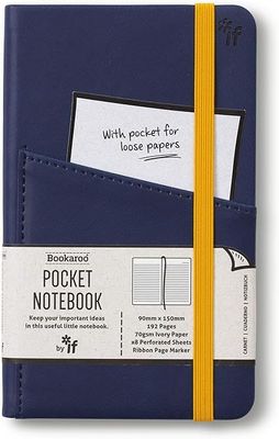 Bookaroo A6 Pocket Notebook - Navy Bookaroo A6 Pocket Notebook - Navy