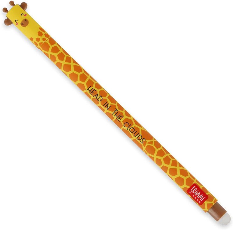 Legami Erasable Giraffe Pen - Black Ink