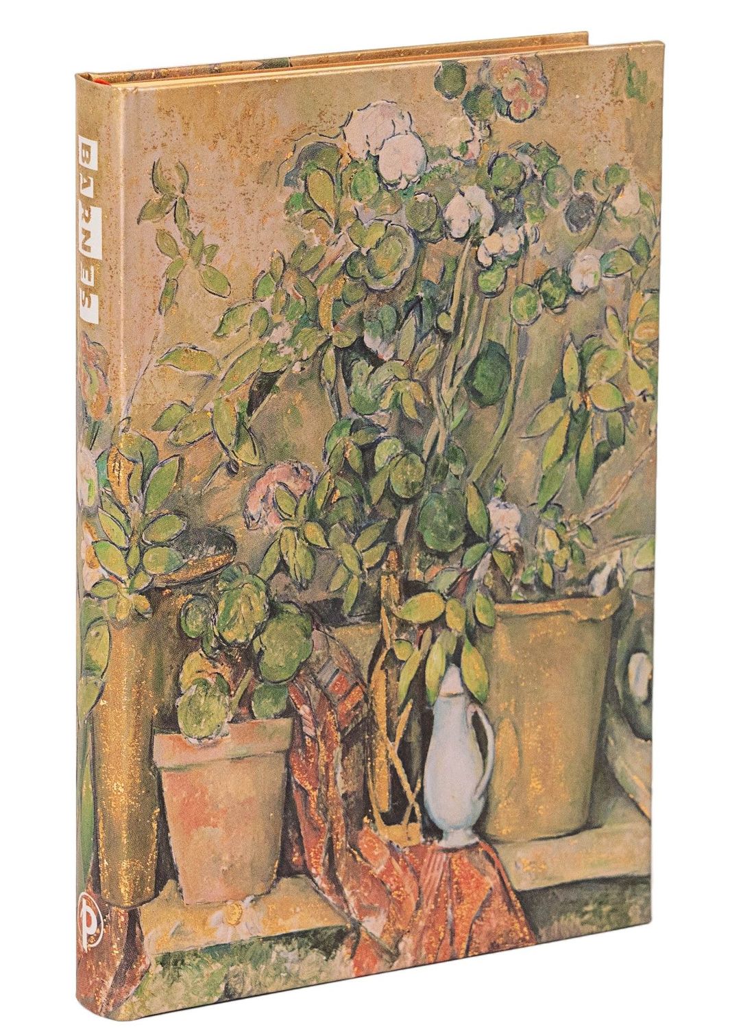 Paperblanks Mini Hardcover Unlined Notebook - Cezanne's Terracotta Pots and Flowers