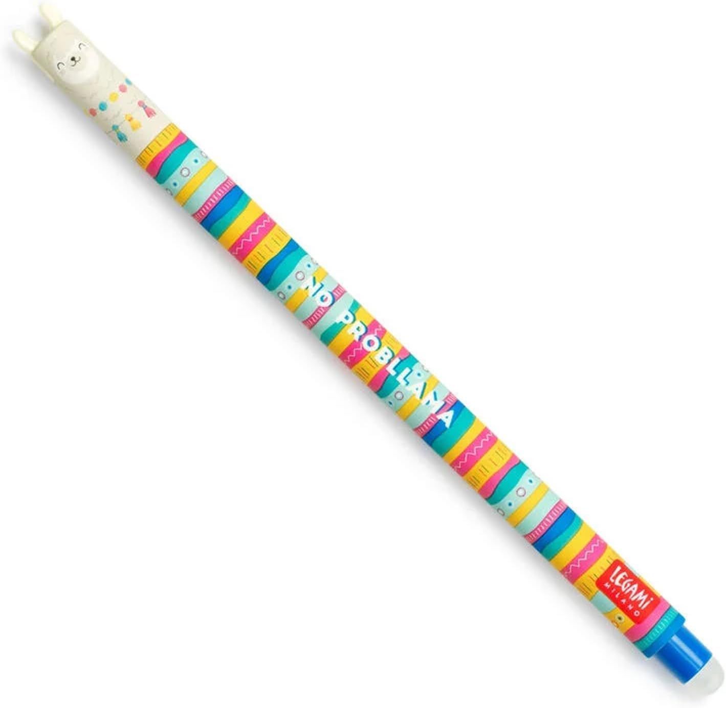 Legami Erasable Llama Pen - Blue Ink Legami Erasable Llama Pen - Blue Ink