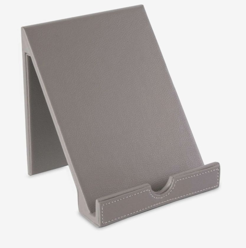 OSCO Grey Faux Leather Tablet Holder OSCO Grey Faux Leather Tablet Holder