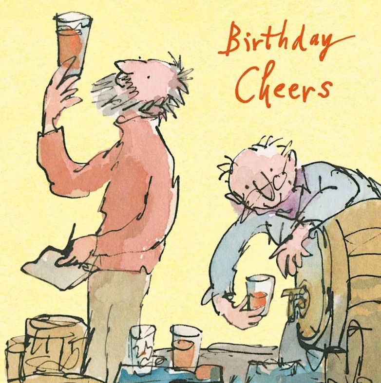 Boys and Their Beer - From the Quentin Blake collection.