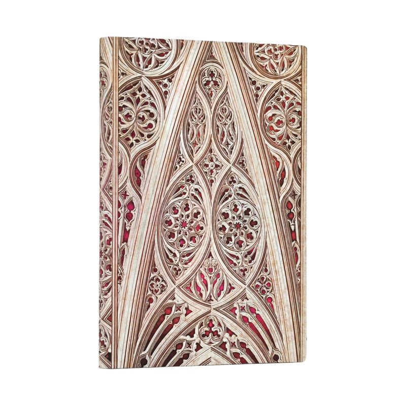 Paperblanks Flexi Softcover Mini Lined Notebook - Vault of Milan (Burgundy) Paperblanks Flexi Softcover Mini Lined Notebook - Vault of Milan (Burgundy)