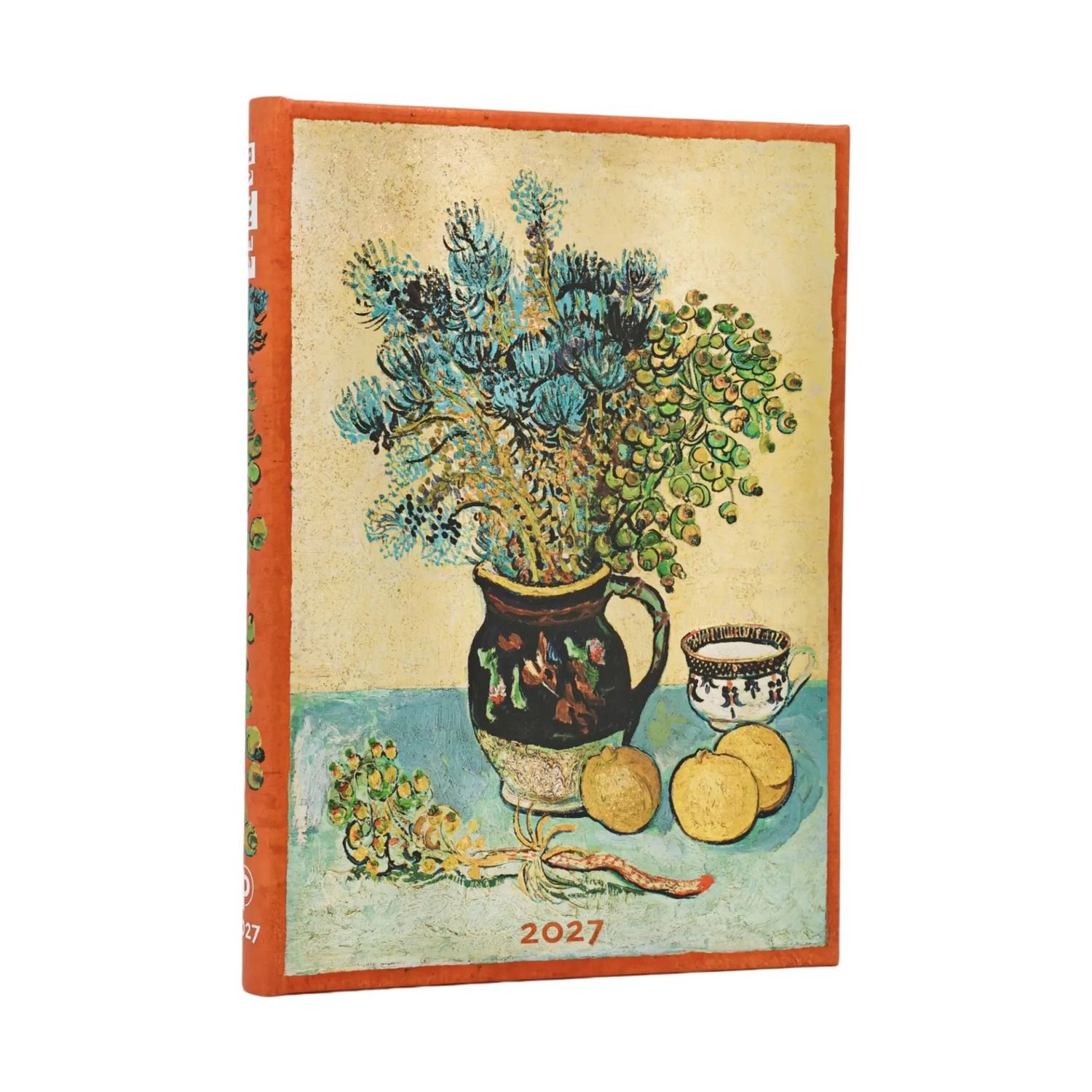 Paperblanks Midi 2027 Week to View Hard Cover Diary - Van Gogh's Still Life Paperblanks Midi 2027 Week to View Hard Cover Diary - Van Gogh's Still Life