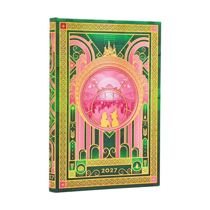 Paperblanks Mini 2027 Week to View Hard Cover Diary - The Magic of Wicked