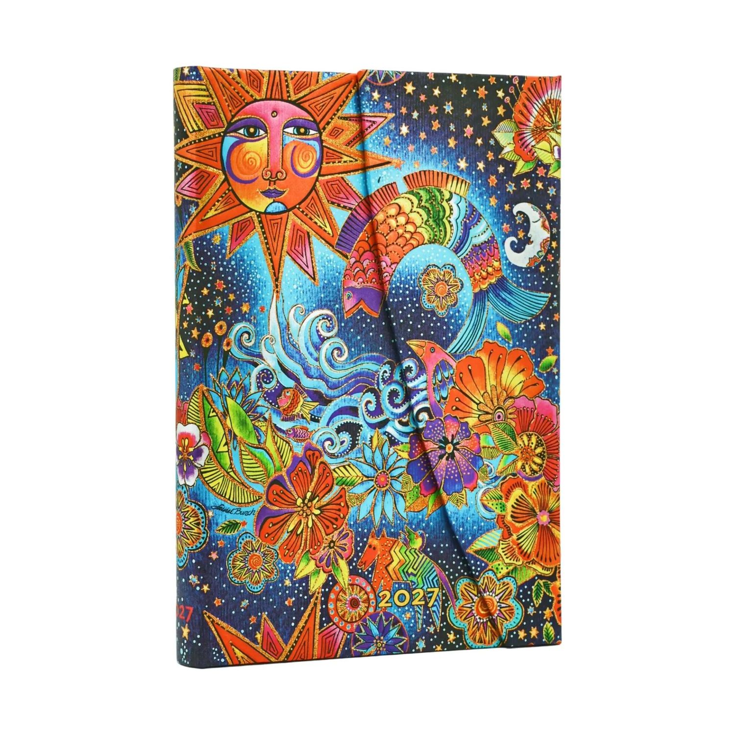 Paperblanks Mini 2027 Week to View Hard Cover Diary - Celestial Magic Paperblanks Mini 2027 Week to View Hard Cover Diary - Celestial Magic
