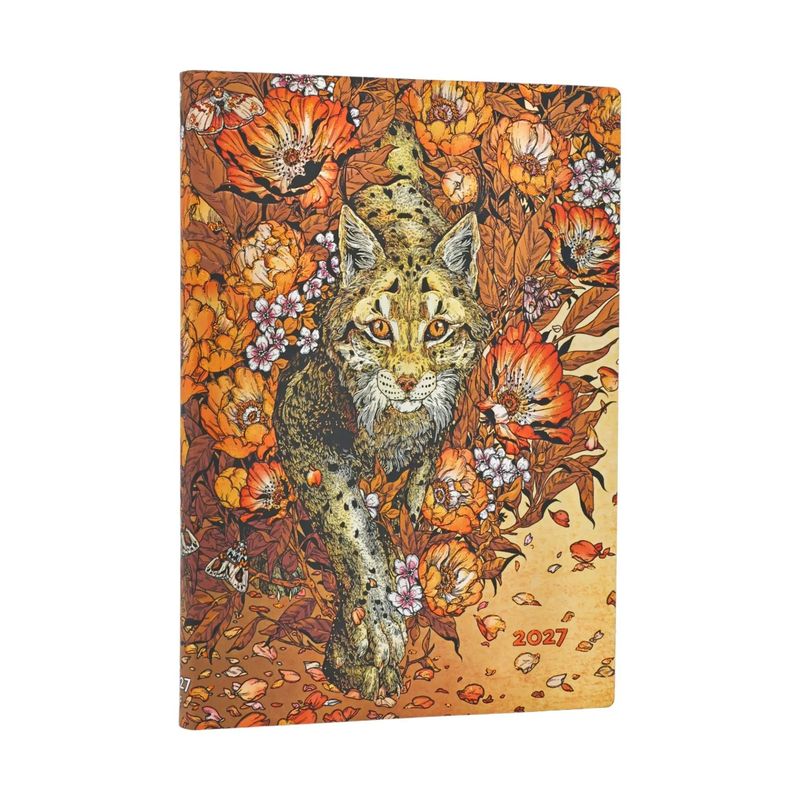 Paperblanks Midi 2027 Week to View Soft Cover Diary - Lynx Rising