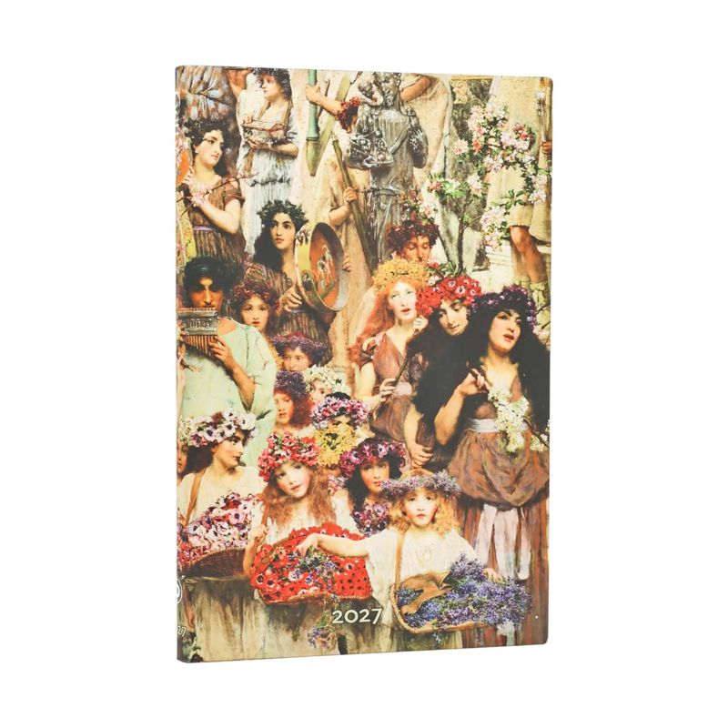 Paperblanks Maxi 2027 Week to View Soft Cover Diary - Spring