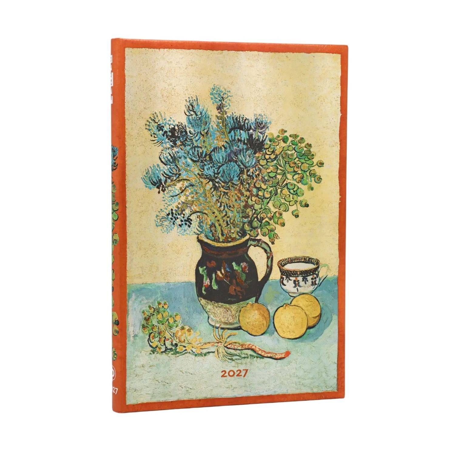 Paperblanks Maxi 2027 Week to View Hard Cover Diary - Van Gogh's Still Life