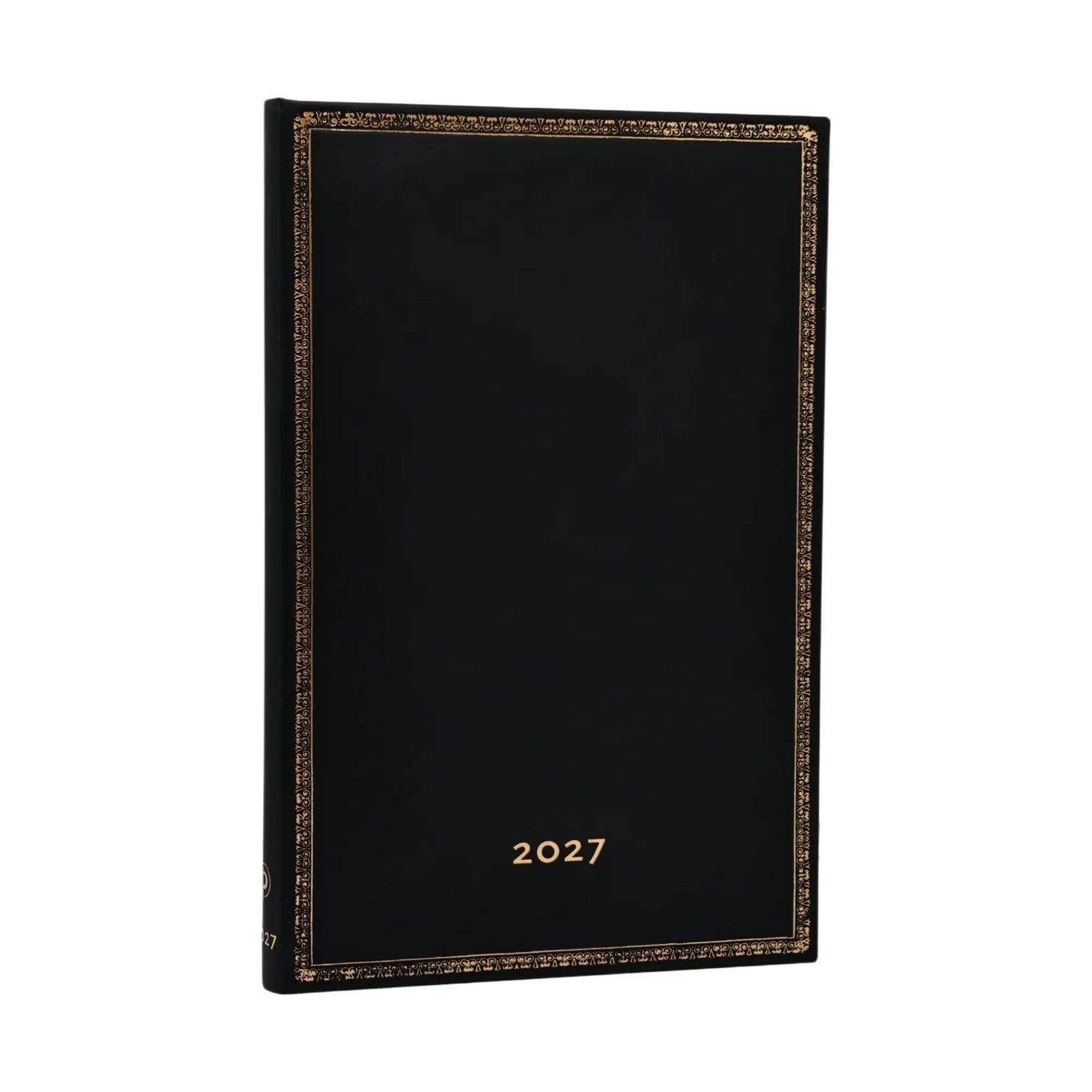 Paperblanks Maxi 2027 Week to View Hard Cover Diary - Black Edition