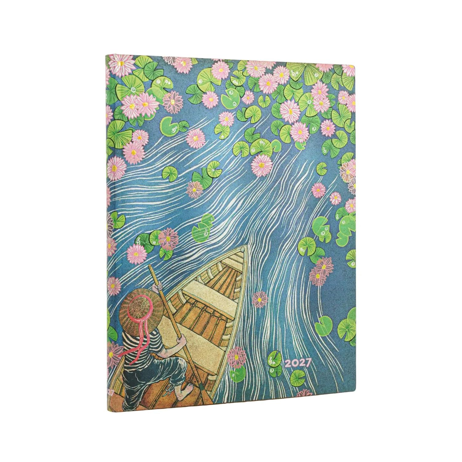 Paperblanks Ultra 2027 Week to View Soft Cover Diary - Lotus River